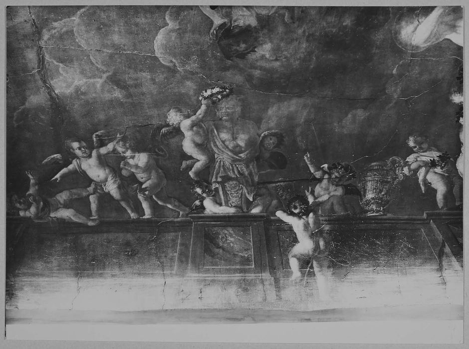 plafond : Bacchanale, détail