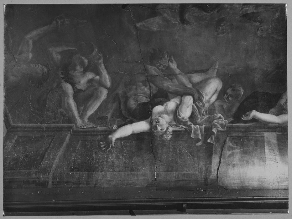 plafond : Bacchanale, détail