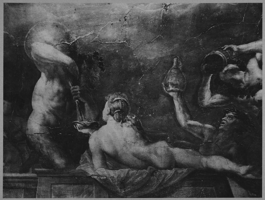 plafond : Bacchanale, détail