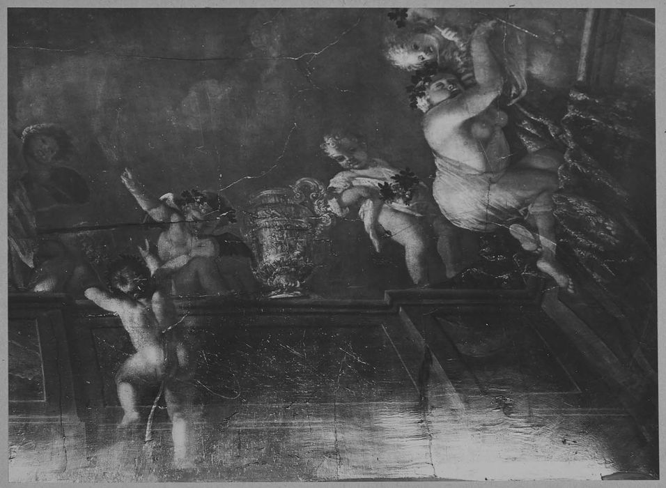 plafond : Bacchanale, détail