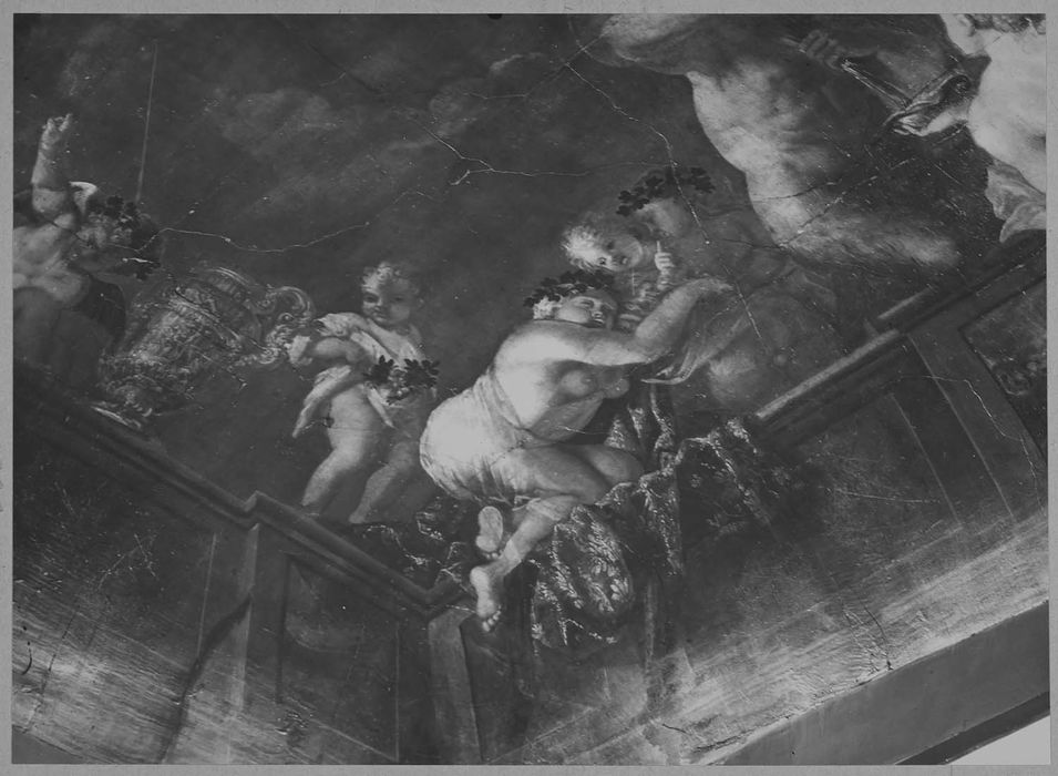 plafond : Bacchanale, détail
