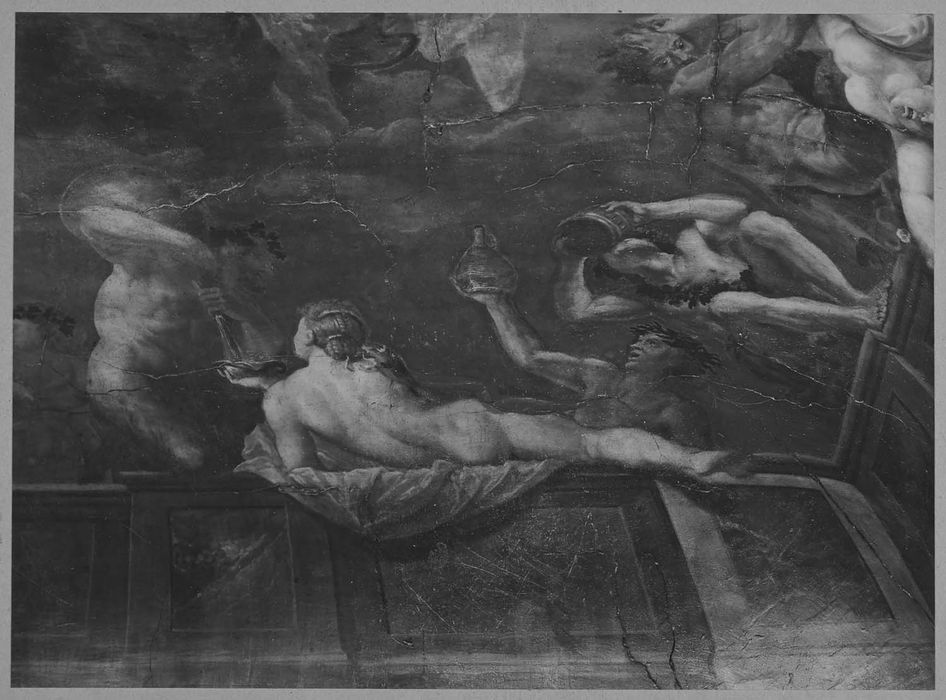 plafond : Bacchanale, détail