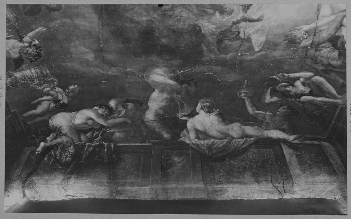 plafond : Bacchanale, détail