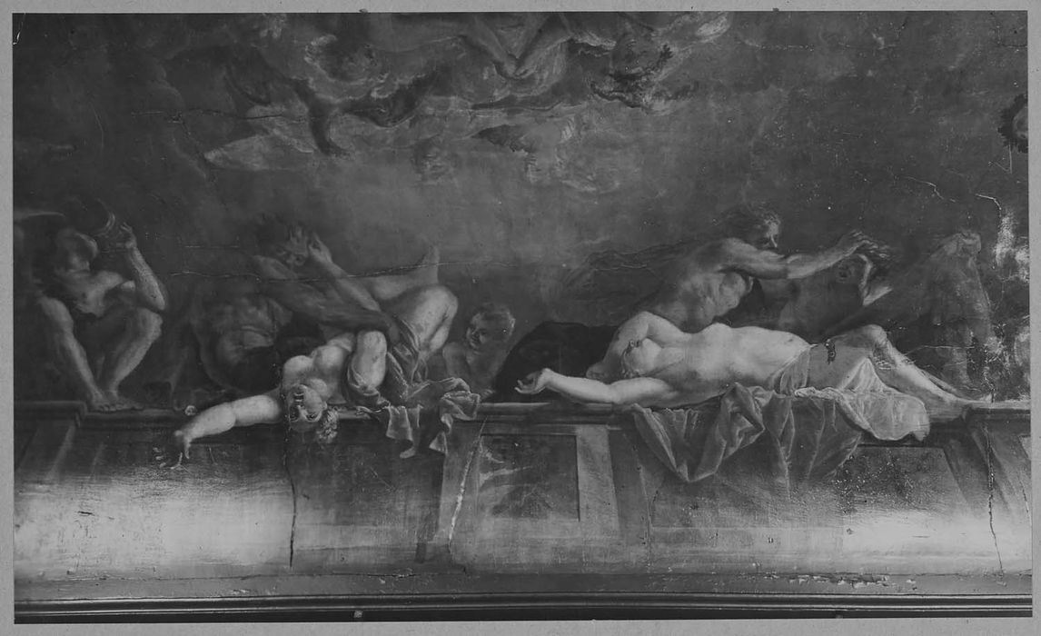 plafond : Bacchanale, détail