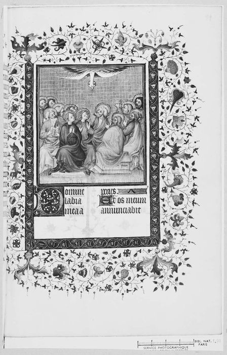 manuscrit : Heures à l'usage de Paris, détail d’une vignette