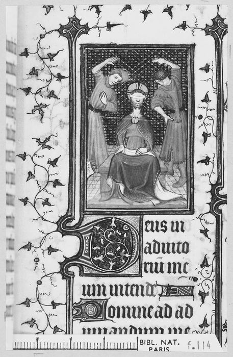 manuscrit : Heures à l'usage de Paris, détail d’une vignette