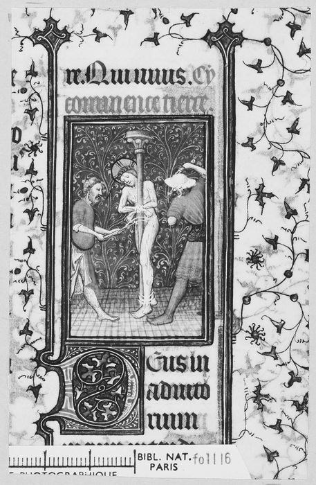 manuscrit : Heures à l'usage de Paris, détail d’une vignette