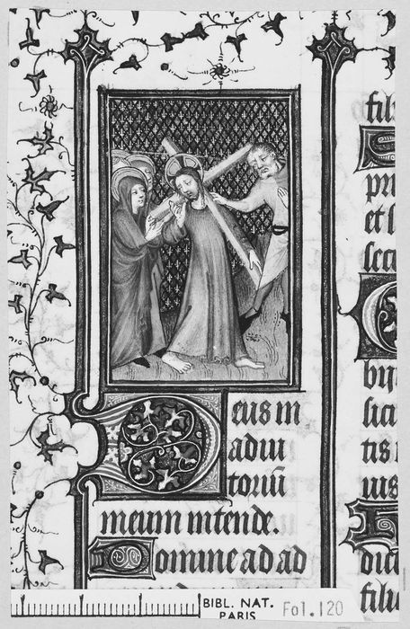 manuscrit : Heures à l'usage de Paris, détail d’une vignette