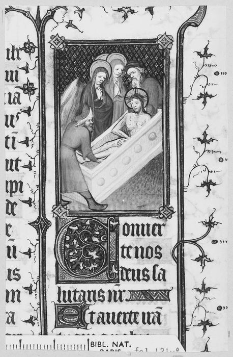 manuscrit : Heures à l'usage de Paris, détail d’une vignette