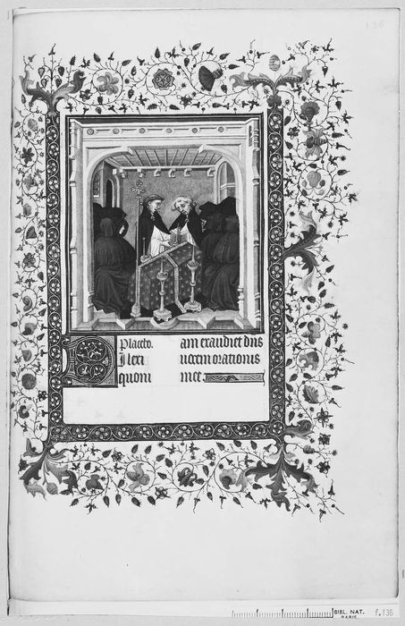 manuscrit : Heures à l'usage de Paris, détail d’une vignette