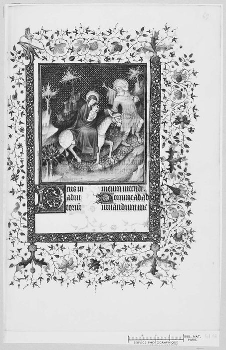 manuscrit : Heures à l'usage de Paris, détail d’une vignette