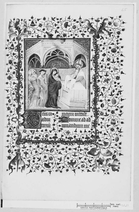 manuscrit : Heures à l'usage de Paris, détail d’une vignette