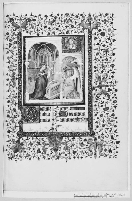 manuscrit : Heures à l'usage de Paris, détail d’une vignette