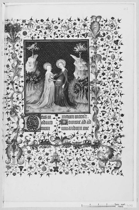 manuscrit : Heures à l'usage de Paris, détail d’une vignette