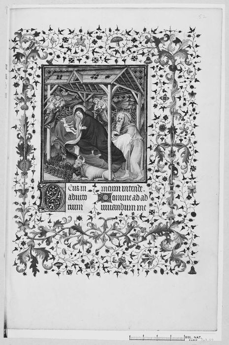 manuscrit : Heures à l'usage de Paris, détail d’une vignette