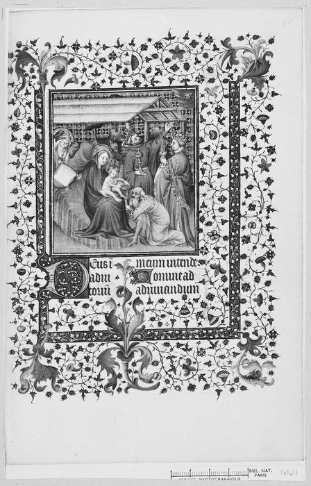 manuscrit : Heures à l'usage de Paris, détail d’une vignette