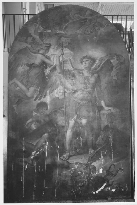 tableau : Saint Michel terrassant le démon