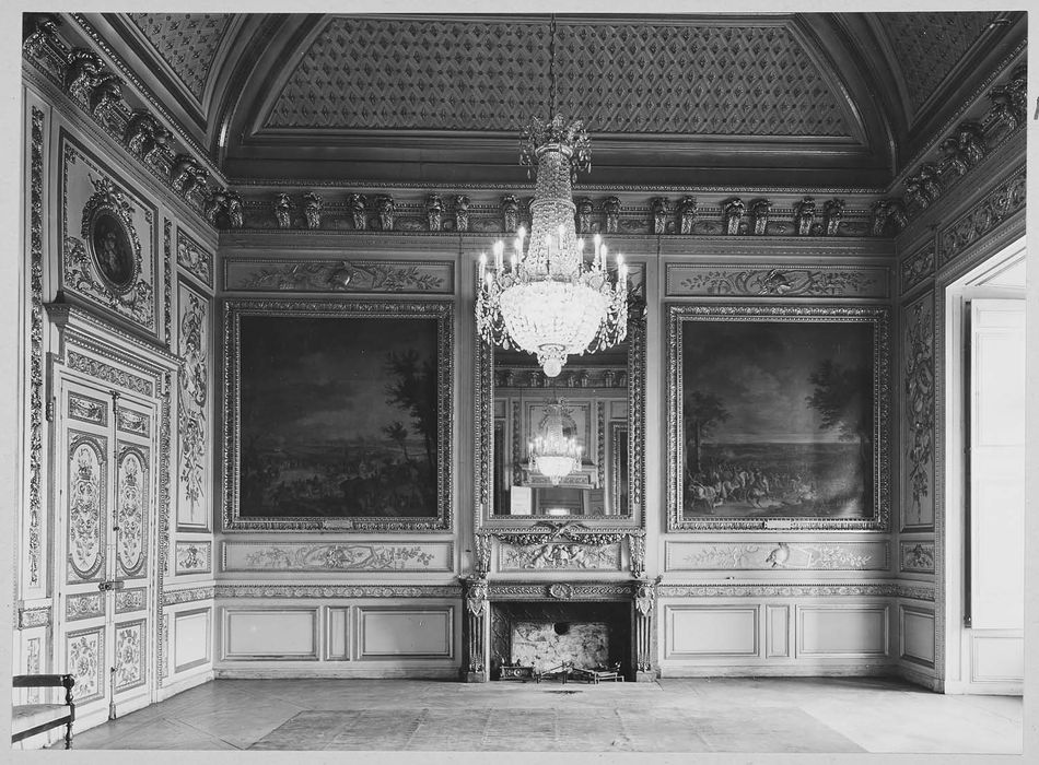 lambris de revêtement du salon des Maréchaux