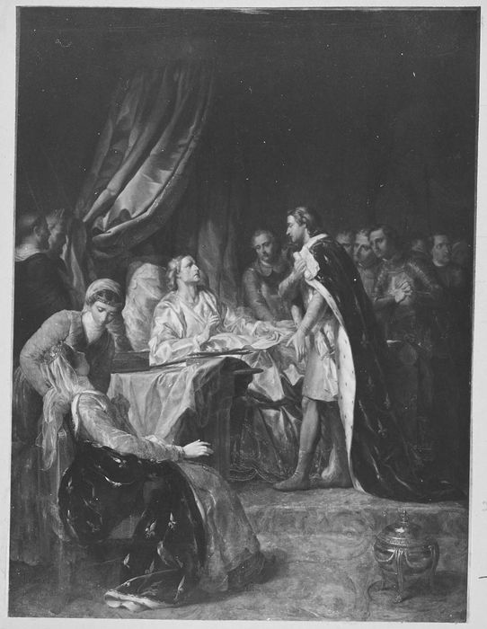 tableau : Mort de saint Louis