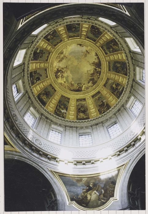 peinture monumentale de la coupole