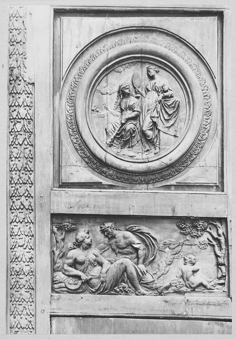 vantaux de porte, détail