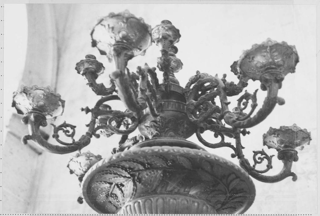 chandelier (girandole à treize bras de lumière), détail