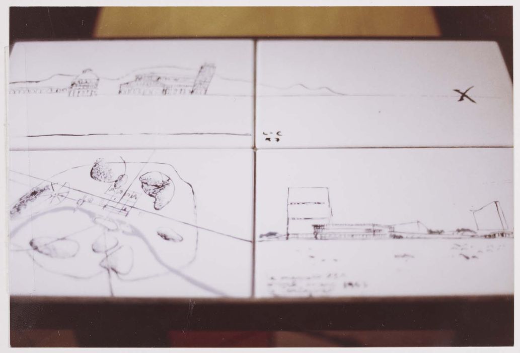 banquette-table, détail