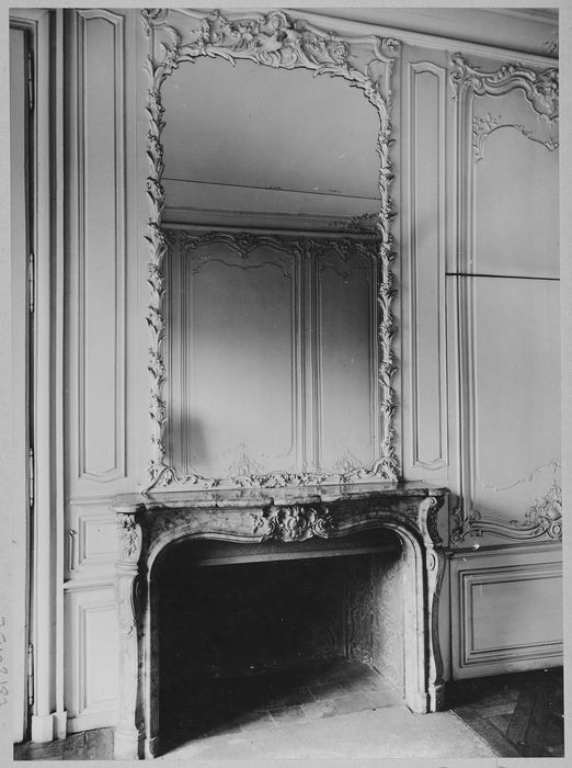 petit salon, cheminée