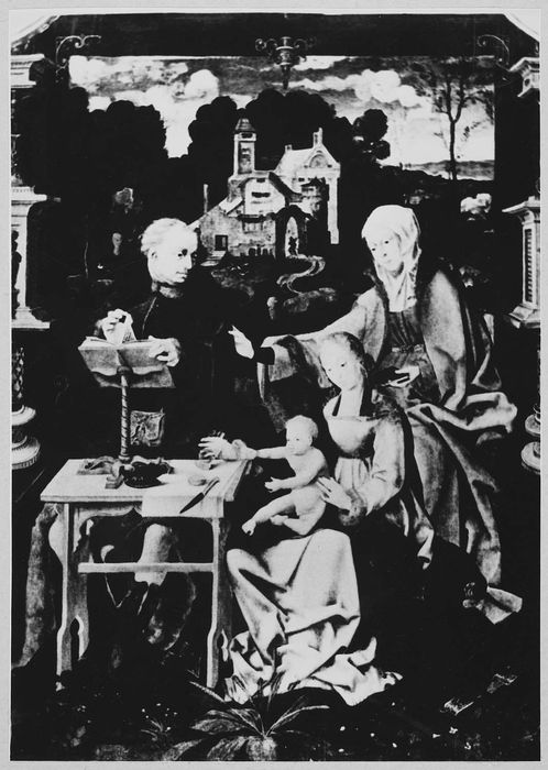 Tableau : Sainte Anne et la Sainte Famille