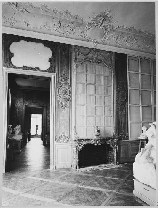 lambris de revêtement du grand cabinet