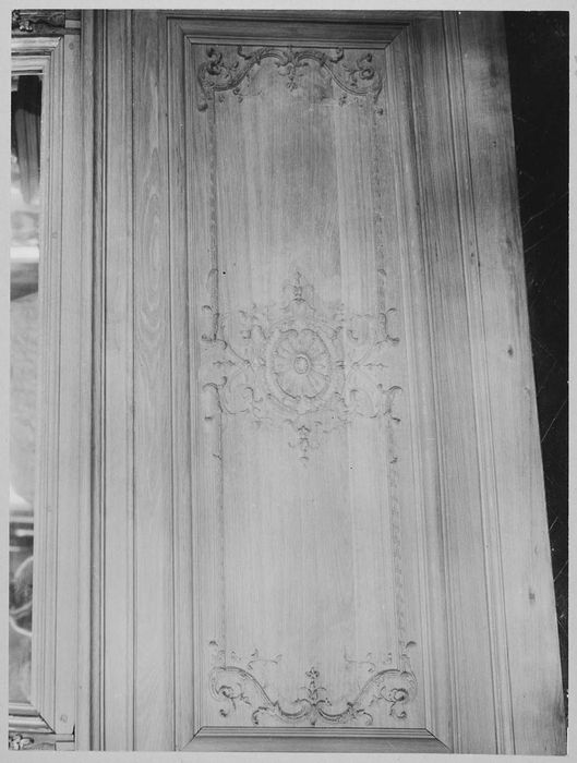 lambris de revêtement du cabinet de l'Age d'airain, détail