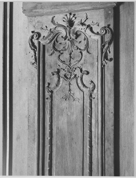 lambris de revêtement du cabinet de l'Age d'airain, détail