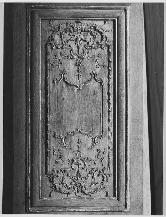 lambris de revêtement du cabinet de l'Age d'airain, détail