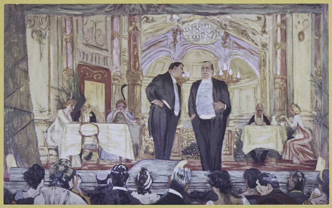 vue partielle des décors peints