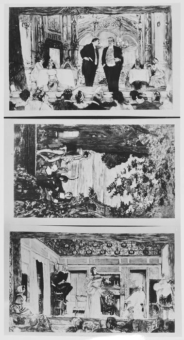 vue partielle des décors peints