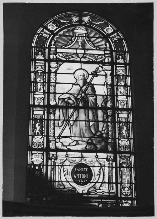 verrière du choeur : Saint Antoine