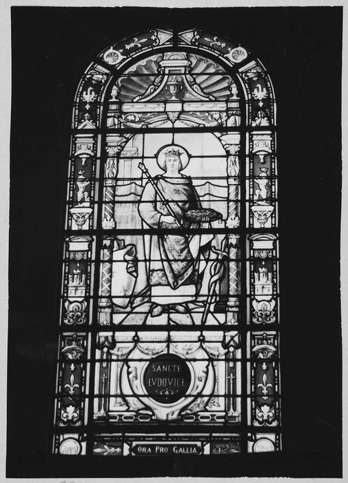 verrière du choeur : Saint Louis