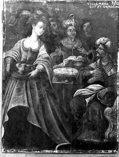 Salomé portant la tête de saint Jean-Baptiste, panneau peint - © Ministère de la Culture (France), Médiathèque du patrimoine et de la photographie, diffusion RMN-GP