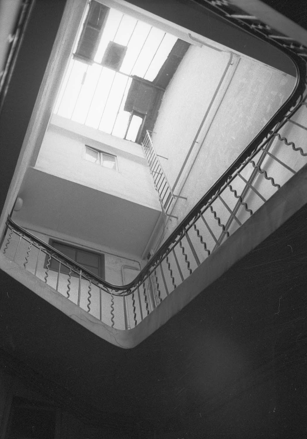 Cage d'escalier de l'immeuble de Façade