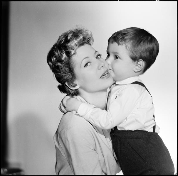 Jacqueline Joubert et son fils Antoine de Caunes