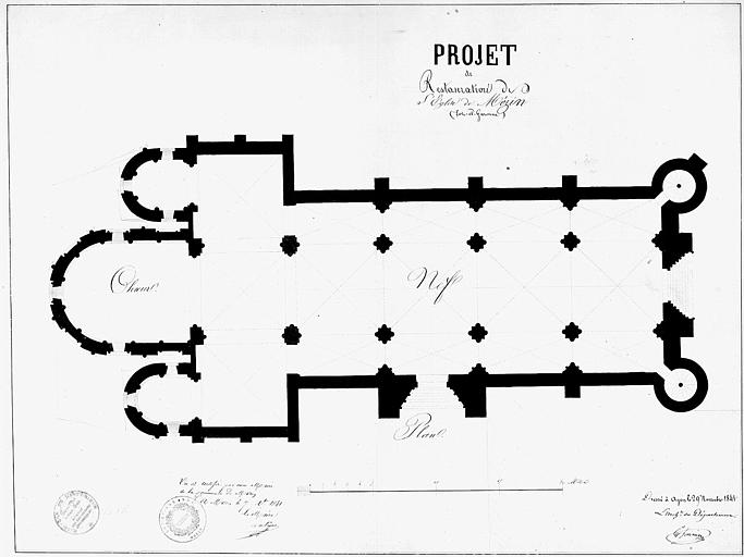 Projet de restauration : Plan général