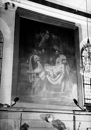 Peinture sur toile de la chapelle : Mise au tombeau