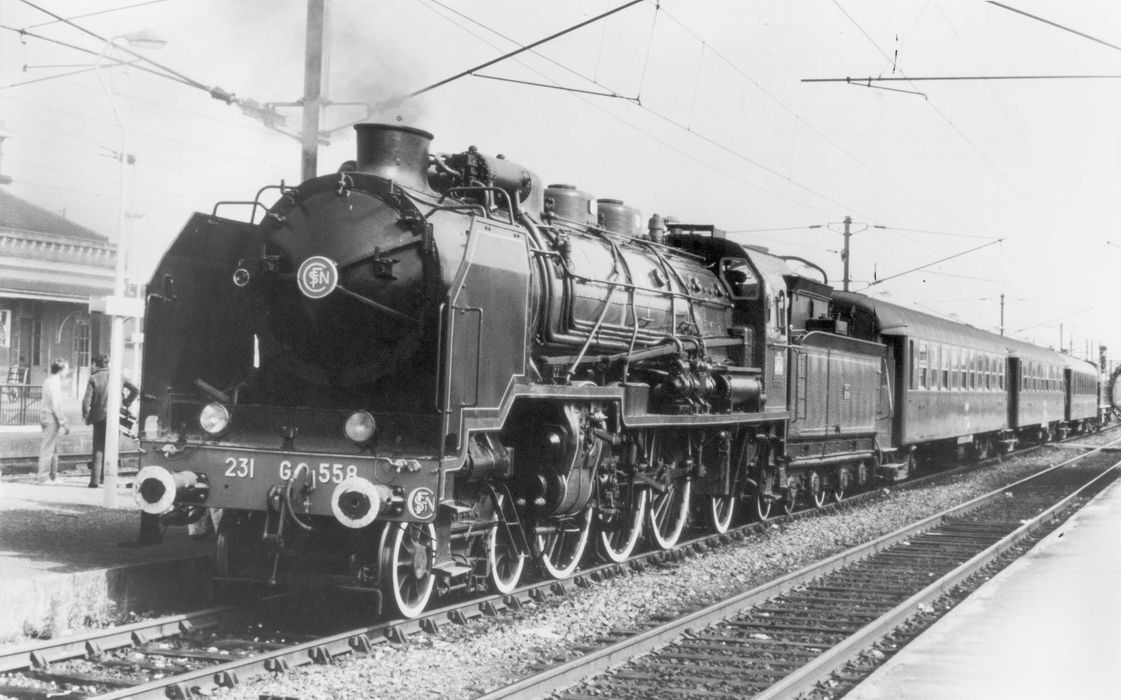 locomotive à vapeur Pacific, à tender séparé, à voie normale, 231 G 558