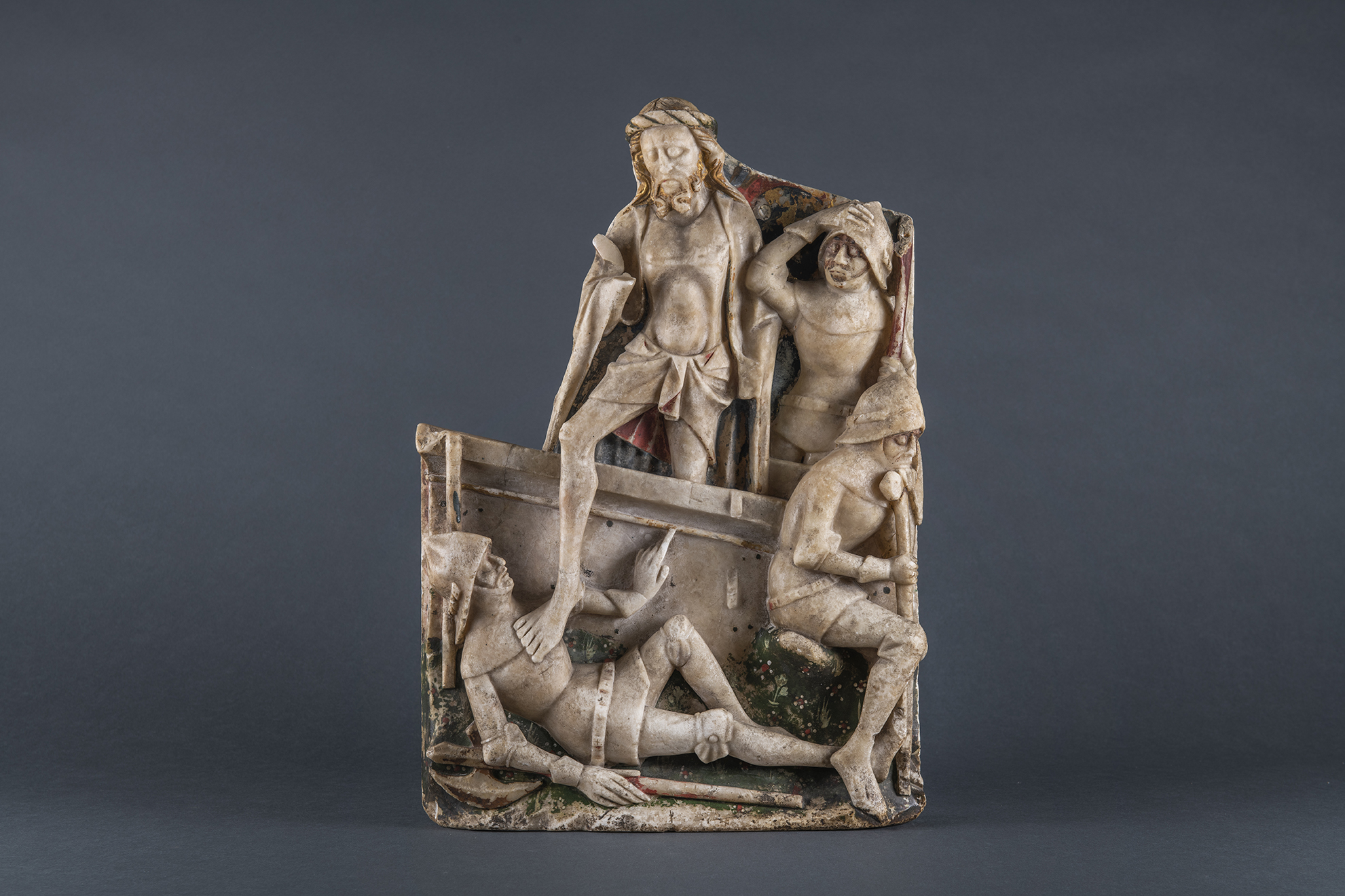 retable en albâtre, Résurrection