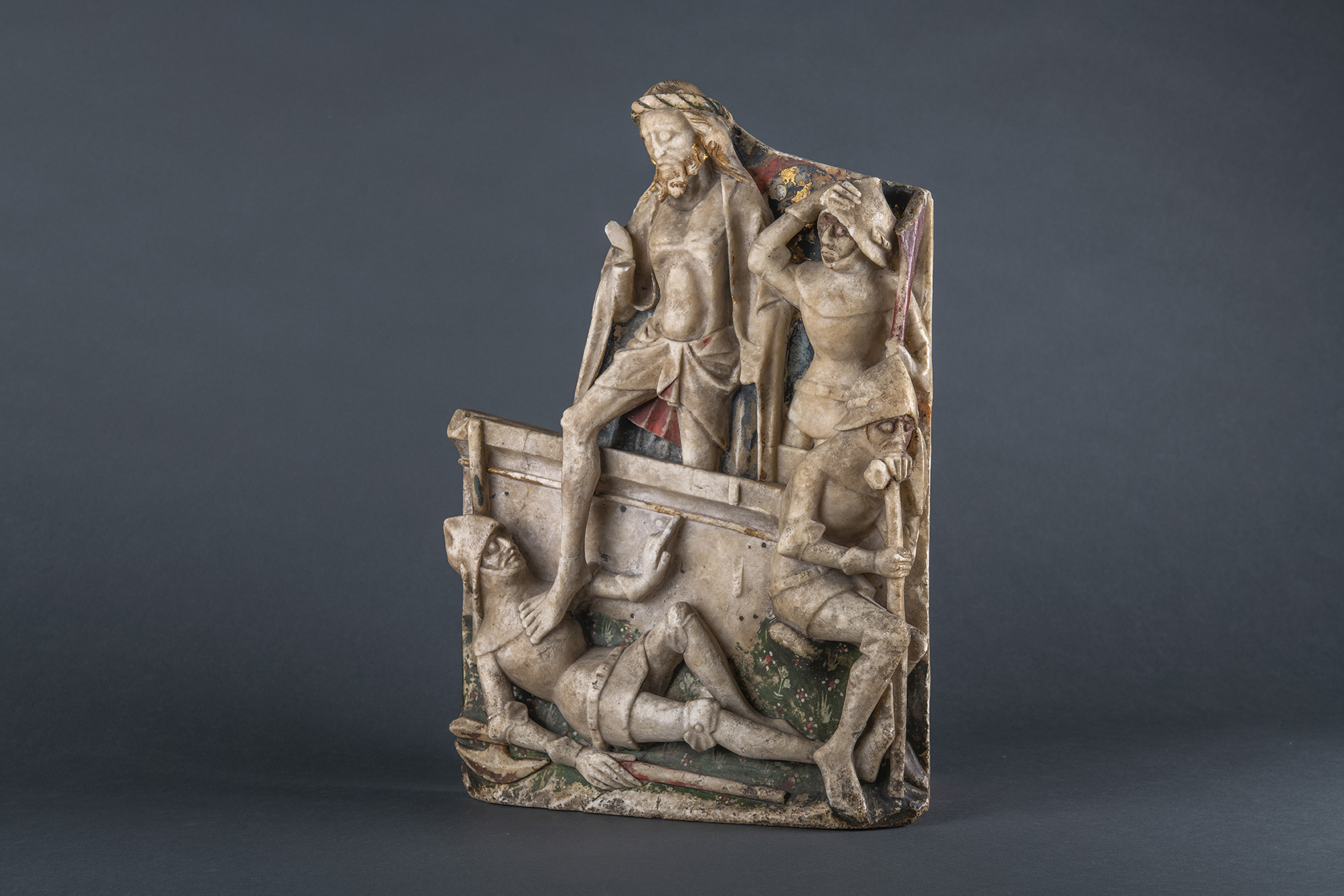 retable en albâtre, Résurrection