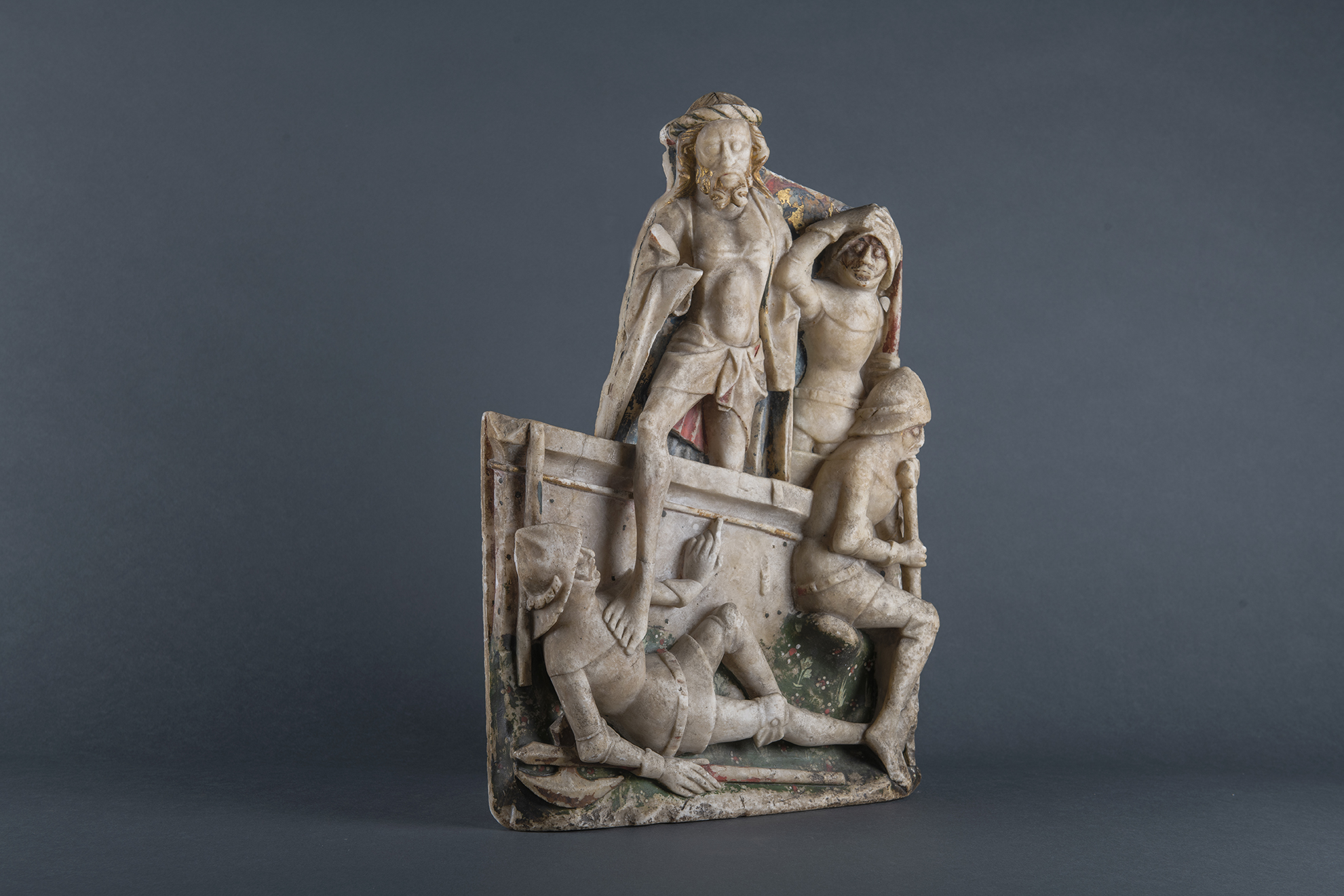 retable en albâtre, Résurrection