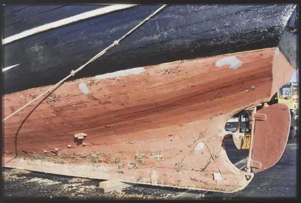 bateau de pêche : Cotre Bourcet-Malet dit Côte d'albâtre, vue partielle - © Ministère de la Culture (France), Médiathèque du patrimoine et de la photographie, diffusion RMN-GP