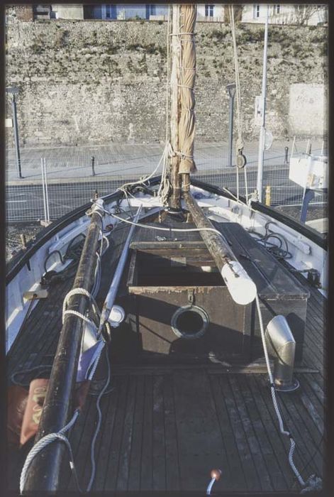 bateau de pêche : Cotre Bourcet-Malet dit Côte d'albâtre, vue partielle