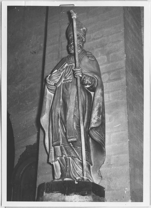 statue : Saint Blaise - © Ministère de la Culture (France), Médiathèque du patrimoine et de la photographie, Tous droits réservés