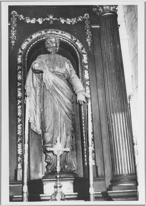 statue : Saint Matthieu - © Ministère de la Culture (France), Médiathèque du patrimoine et de la photographie, Tous droits réservés